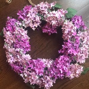 Faux hydrangea wreaths